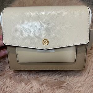 Tory Burch Robinson Color-Block Double Strap Convertible Shoulder Bag (NWT)